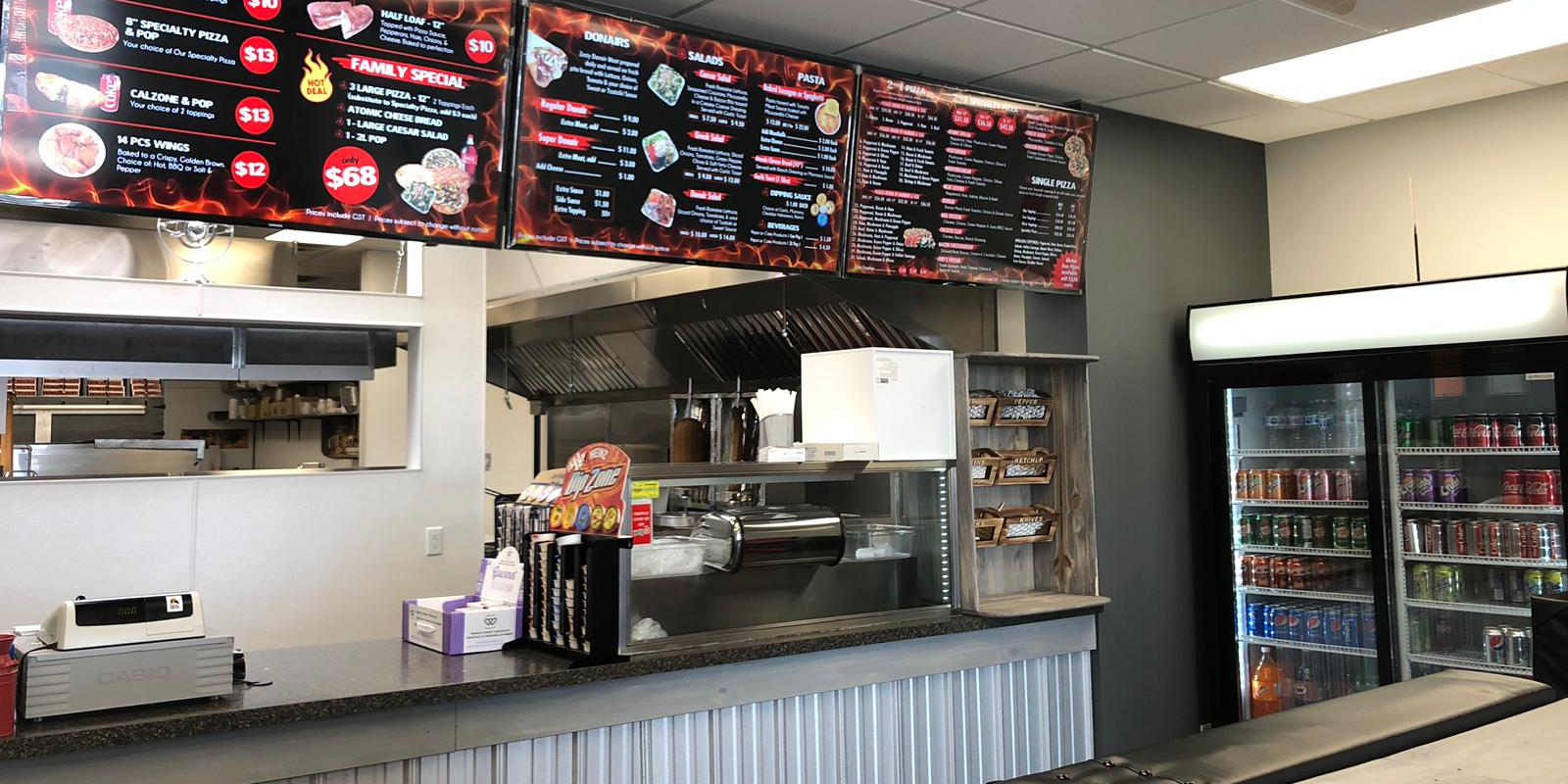 Pizza and donair delivery in Stony Plain - Atomic Pizza & Donair