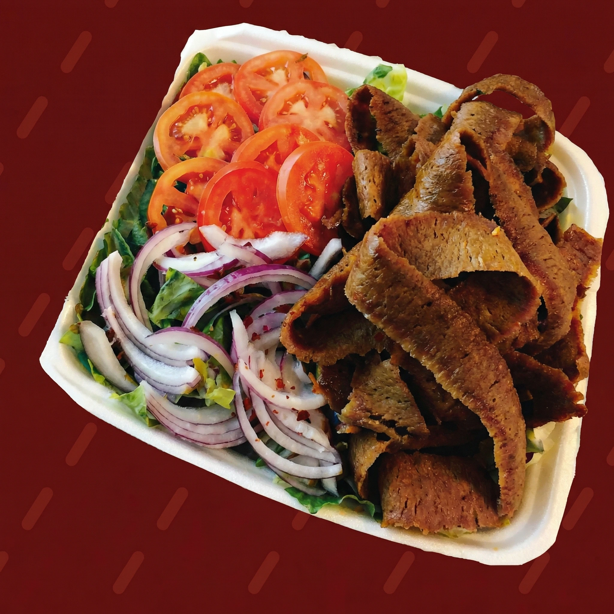 Donair Salad - Fresh and healthy at Atomic Pizza & Donair Stony Plain